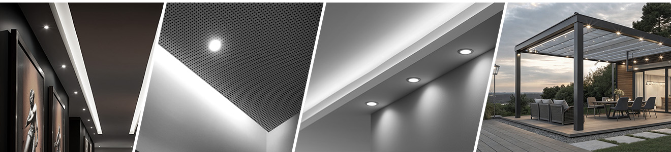 Inbouwspots gunmetal