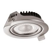 Led inbouwspot - 230 volt - 5 watt - 300 lumen - nikkel - 1800-2700k - IP65