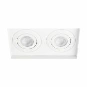 230 Volt DUO Stijlvolle Trimless Design Inbouw LED Spot Dimbaar Wit