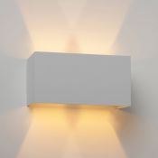 Led wandlamp - up & down - dimbaar - 12 watt - 800 lumen - wit - 2700k