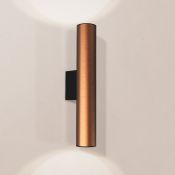 Led wandlamp - up & down - dimbaar - 12 watt - 1200 lumen - brons
