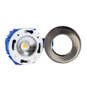 Centraaldoos - inbouwspot - dimbaar - 6 watt - 412 lumen - nikkel