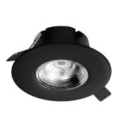 Inbouwspot - dimbaar - 6 watt - 412 lumen - zwart - 2700k