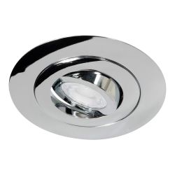Inbouw led spot xl dimbaar 5 watt 600 lumen chroom 2000-3000k IP65