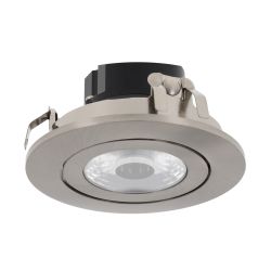 Cabinet inbouwspot dimbaar 230 volt 4 watt 260 lumen nikkel 3000k