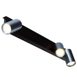 Wandlamp Ventra blauwgrijs drievoudig met Philips Hue white & color