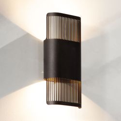 Led wandlamp up & down dimbaar 10 watt  zwart