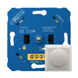 Led dimmer 230 volt fase afsnijding 0-150 watt universeel wit