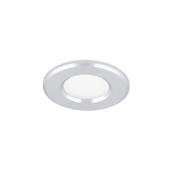 Mini led inbouwspotje dimbaar  230 volt  3 watt  350 lumen nikkel