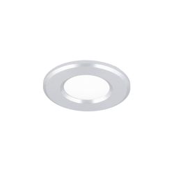 Mini led inbouwspotje dimbaar  230 volt  3 watt  350 lumen nikkel 3000k