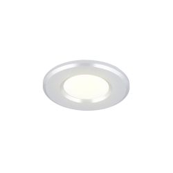 Mini led inbouwspotje dimbaar  230 volt  3 watt  350 lumen nikkel