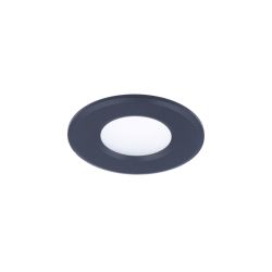 Mini led inbouwspotje dimbaar  230 volt  3 watt  350 lumen zwart