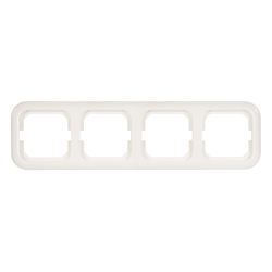 OPUS Afdekraam Viervoudig RAL 9010 Basic