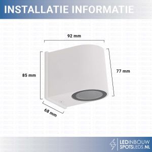 230_volt_led_wandlamp_dimbaar_artist_impression_wit_wl-r-1-w_huea_02